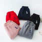 Plus Velvet Children's Pants Winter Autumn Loose Outer Wear Medium Large Children's Baby Warm Cotton Trousers Sweatpants