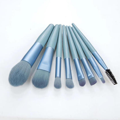 8 Piece Portable Soft Makeup Brush Set, Eye Shadow Foundation Powder Eyelash Lips Concealer Blush Makeup Brush Set
