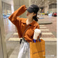 Autumn and Winter Loose Bottoming Shirt European and American Style Fashion Casual Sweater Short Pullover Knitted Blouse