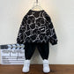 Boy's Suit Spring 2021 Children's Clothing Spring and Autumn Sweater Children's Clothes
