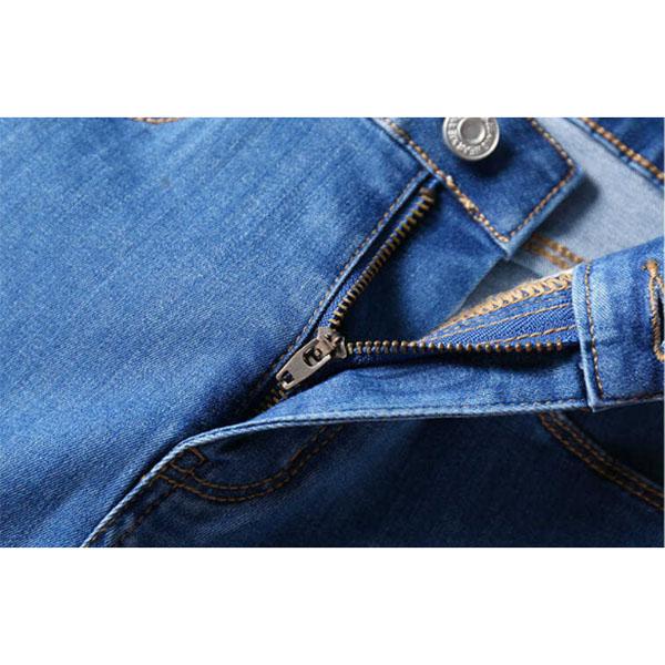 Plus Size Elastic Jeans Women's Skinny High Waist Slim Denim Trousers Spring and Summer Hip Lift Pencil Denim Pants