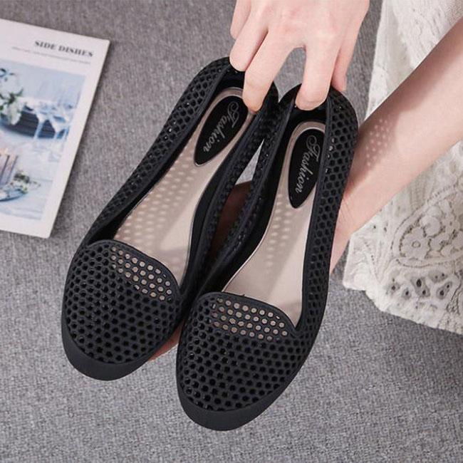 Sandals Women Summer Wear Fashion Thickening Wild Breathable Casual Shoes Flat Shoes Single Mesh Shoes