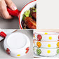 Ceramic Handle Bowl Cartoon Cute Japanese Instant Noodle Bowl Household Oven Bowl High Temperature Resistant Plate Bowl