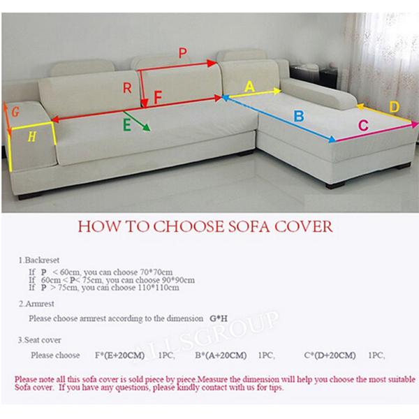 Original Nordic Style Sofa Cover Solid Flannel Couch Cover Non-slip Slipcover Furniture Protector