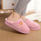 Cotton Slippers Girls Winter Home Slippers Couple Shoes Winter Indoor Non-slip Plush Slippers