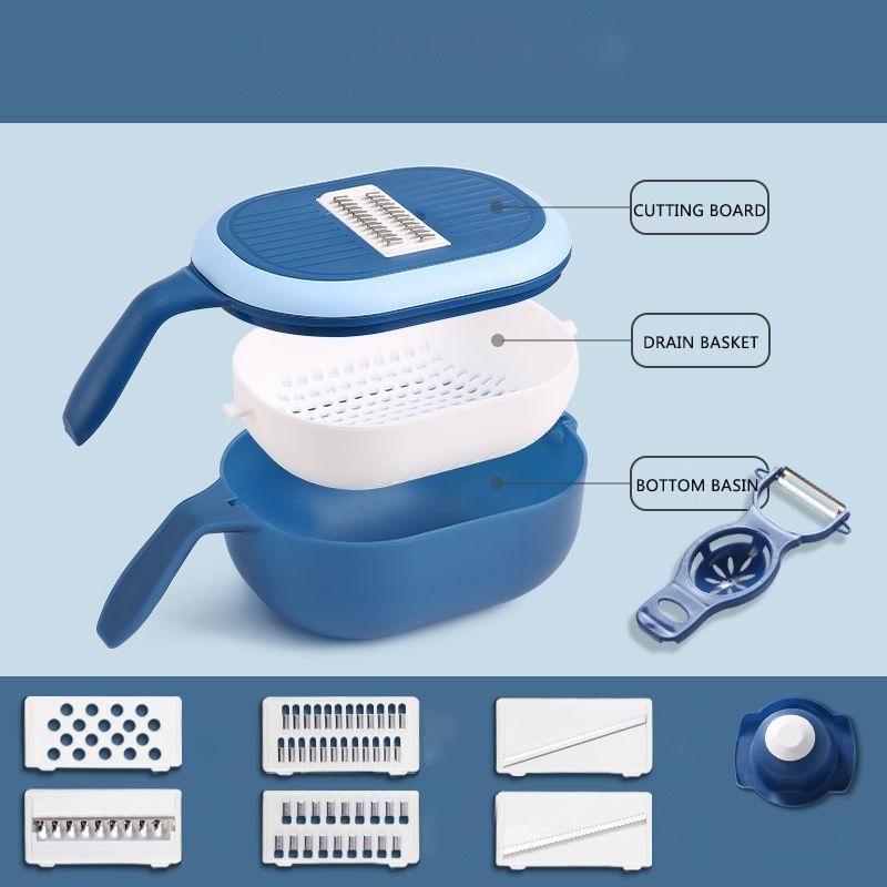 Vegetable Cutter Potato Shredder Grater Multi-function Grater Slicing Carrot Shreds Kitchen Artifact