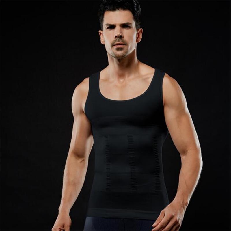 Men Firm Tummy Belly Buster Vest Control Slimming Body Shaper Underwears Shapers Trainer Workout