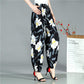 Women's Pants Spring and Summer Thin Dancing Bloomers Anti-mosquito Pants Outer Wear Cotton Silk Long Pants