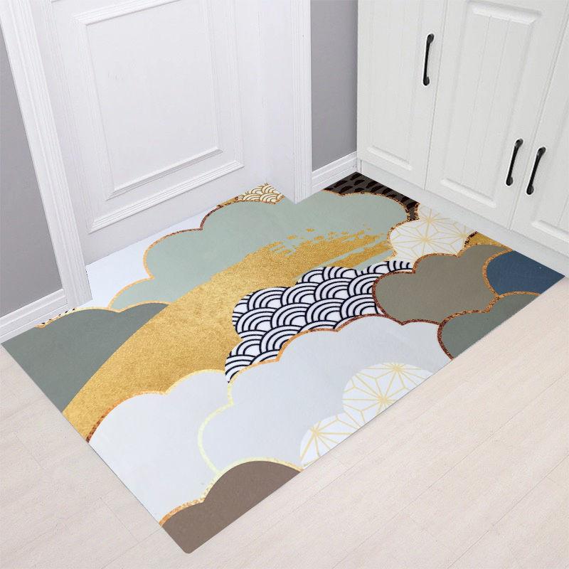 Nordic Style Home Door Mat Kitchen Carpet Bedroom Bathroom Entrance Carpet