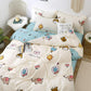 Cheap Four-Piece Bedding Set Quilt Cover Sheet Pillowcases Suit Polyester Anti-Static Delicate Children's Student Princess Style