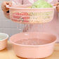 Double Hollow Fruit Bowl Plastic Vegetable Basket Household Thicken Kitchen Fruit Basket Large Creative Living Room Fruit Plate
