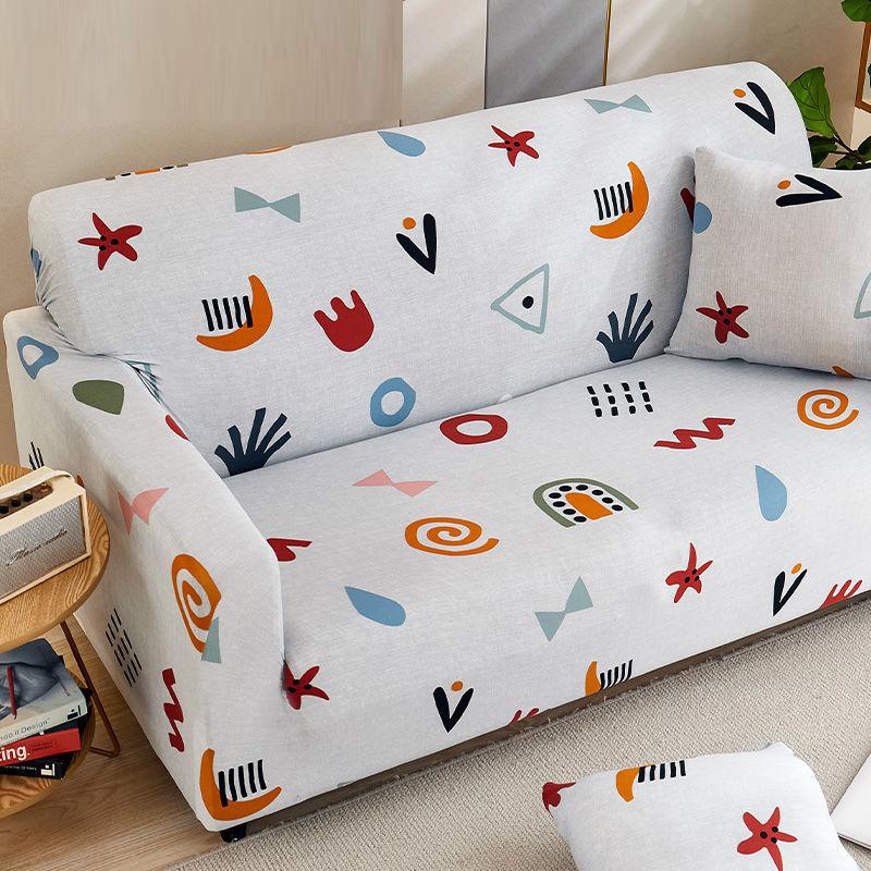 Thickened Stretch Sofa Cover Fabric Sofa Cover Furniture Protection Cover 1-4 Seat Combination Sofa Protection Cover