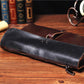 Business Briefcase Men Retro Contrast Zipper Waterproof IPad Handbag Shoulder Bags Computer Bag
