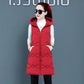Korean Version of Slim Down Cotton Women's Vest Mid-length Fashion Vest Winter