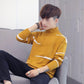 Autumn and Winter Round Neck Sweater Men's Pullover Sweater Youth Fashion Slim Thin Men's Clothing