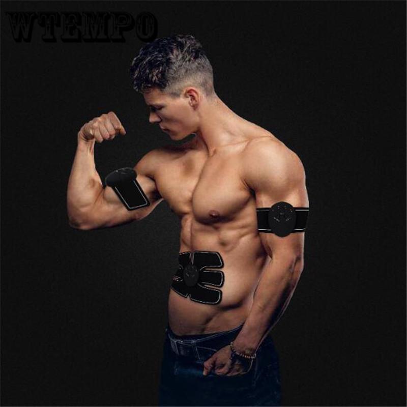 Muscle Trainer Abdominal Massager Accessories Arm Stickers Body ABS Stimulator Slimming Unisex Male