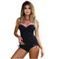 Wtempo Two Piece Swimwear Women Plus Size Swimsuit Sexy Padded Push Up Female Summer Vacation Beachw