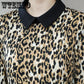 Leopard Ruffled Long Sleeve Dress Female 2019 Spring Fashion Doll Collar Long A Word Bottom Dresses