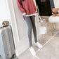 Fleece Leggings Women Wear High Waist and Look Thin In Autumn and Winter Plus Fleece Thickened Warmth Bottoming Stretch Pants Modified Leg Type