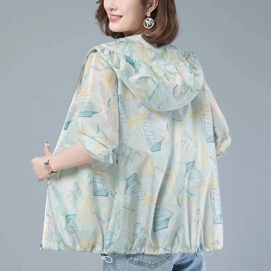 Sun Protection Clothing Women Summer 2021 Mothers Thin Sun Protection Shirt UV Protection Short Coat