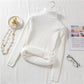 Autumn Winter Thick Sweater Women Turtleneck Pullover Knitted Sweaters Slim Fur Warm Soft Solid Inside Bottoming Shirt Long Sleeve Short Casual Jumper