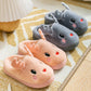 Autumn and Winter Cotton Slippers Children’s Cute Antler Slippers Non-slip Warm and Comfortable
