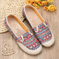 Cloth Shoes Women's Linen Retro Ethnic Style Flat Non-slip Breathable Lazy Shoes