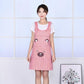 Kitchen Cooking Apron Female Suspenders Cute Waterproof and Oil-proof Anti-fouling Waistband for Men and Women Work To Work Sleeveless Overalls