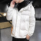 White Duck Down Winter Men's Student Hooded Jacket Youth Men's Lightweight Down Jacket