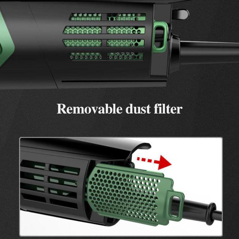 1800W Luxury Wired Angle Grinder Set Multi-function Electric Grinder Polisher Handheld Cutting Machine 18500RPM