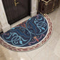 Semi-circular Carpet Belt Rubber Wire Ring Mysterious Door Pad Home Home House Foot Pad Bathroom Pad Non-slip Water Wash