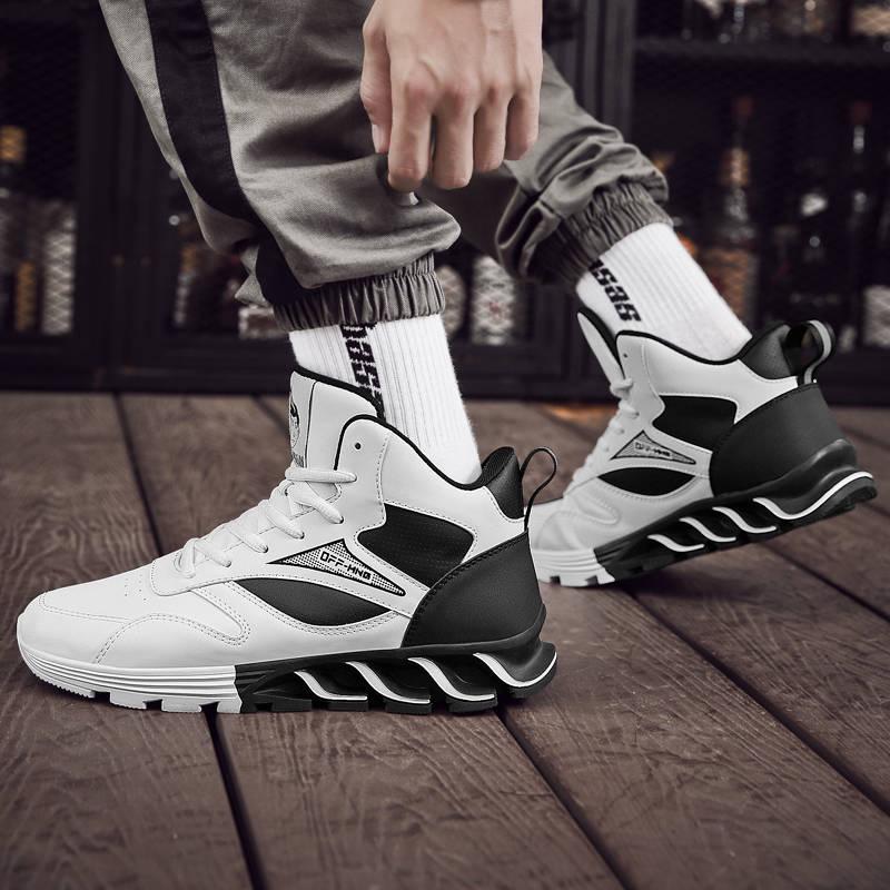Men's shoes trendy wild Casual tide shoes Men's Sneakers High-Top Basketball Shoes fashion