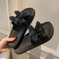 Fairy Wind Sandals and Slippers Fashion Cool Ins Outer Wear Waterproof Non-slip Bow Beach Slippers Female Summer