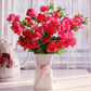 Table Decoration Living Room Plastic Flower Bouquet Small Potted Plant Decoration Artificial Flower Simulation Flower Indoor Furnishing Dining Table