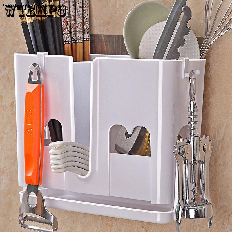 Storage Rack Kitchen Drain Chopsticks Cage Hanging Chopsticks Cutlery Tableware Storage Box