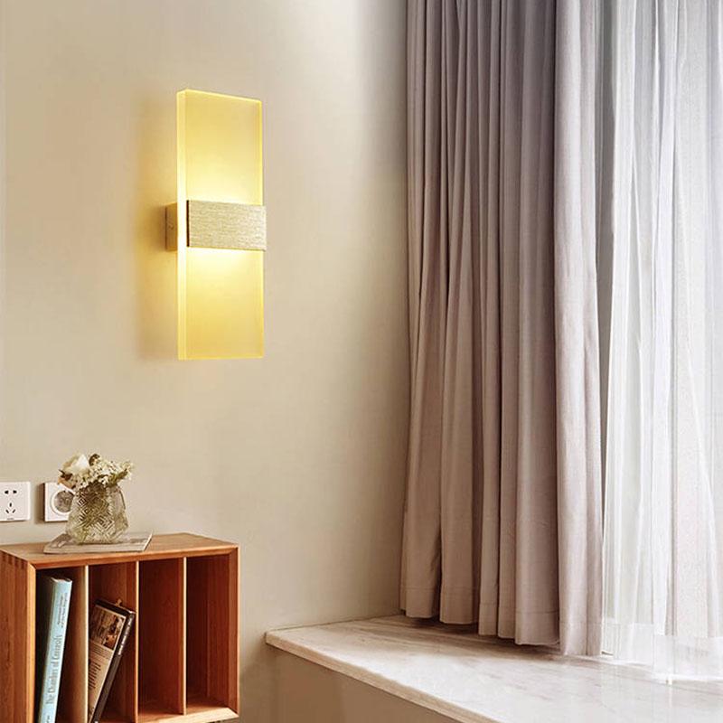 LED Wall Light Bedroom Bedside Light Living Room Balcony Aisle Wall Lamp Corridor Wall Sconce Lamp