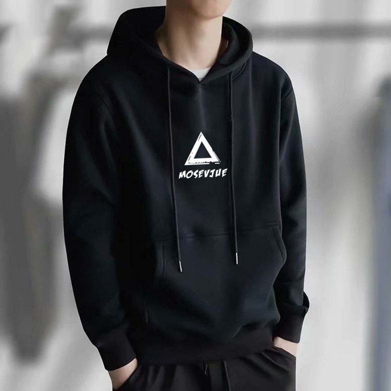 Autumn and Winter Hooded Pullover Men's Long-sleeved Loose Student with Hood Sports Casual Jacket