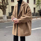 Woolen Coat Men's Winter Cotton Thickened Mid-Length Casual Windbreaker Autumn and Winter Korean Trend Woolen Coat
