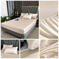 Three-piece Summer Skin-friendly Ice Silk Bed Sheet Mat Washable Non-slip Bedding Protection Cover