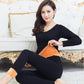 Plus Velvet Thick Thermal Underwear Ladies Suit Autumn and Winter Body Slimming High Elasticity
