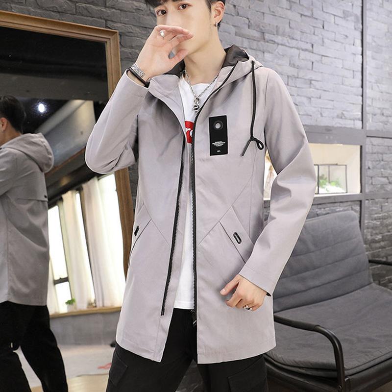 Spring and Autumn Men's Trench Coat Mid-length Autumn and Winter Jacket Men's Clothing