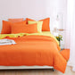 Bedding Solid Color Double Combed Matte Four Piece Set  Dormitory Simple Quilt Cover Bed Sheet