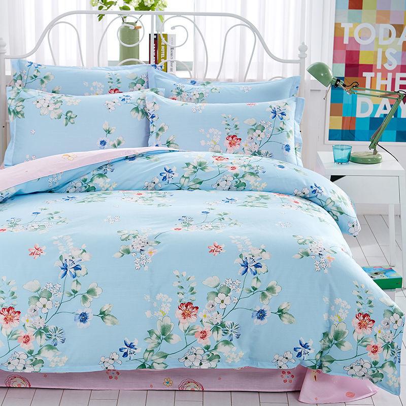 Cotton Quilt Cover Single Piece Cotton Quilt Cover for Double Bed