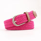 Belt Women Causal Leather Cover Buckle Woven Elastic Stretch Golf Wide Canvas Belts