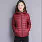 Women's Short Coat Loose Winter Cotton Jacket Plus Size Outwear Hooded Cotton Padded Jacket Pure Color