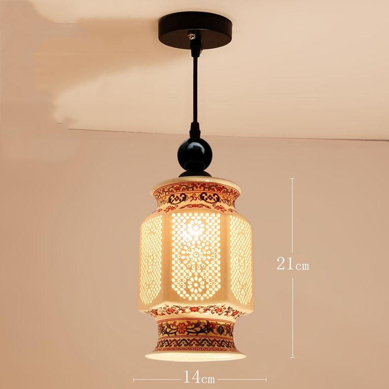 Modern Chinese style antique restaurant living room bedroom study room classical lantern chandelier