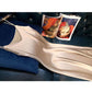 Ladies Satin Deep V-neck Sexy Dress Solid Color Straight Pajamas Party Dress Elegant Female Summer Suspender Skirt Casual