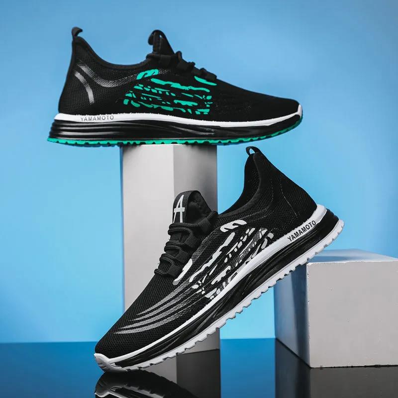 Men's Shoes Spring and Autumn Shoes Men's Casual Sports Running Light and Breathable All-match Autumn Trend Shoes