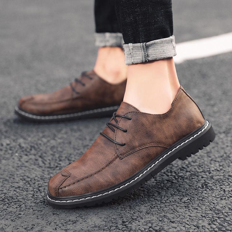 Custom Comfortable Men Pointed Toe Dress Shoes Genuine Low Leather Men's Wedding Shoes Loafers