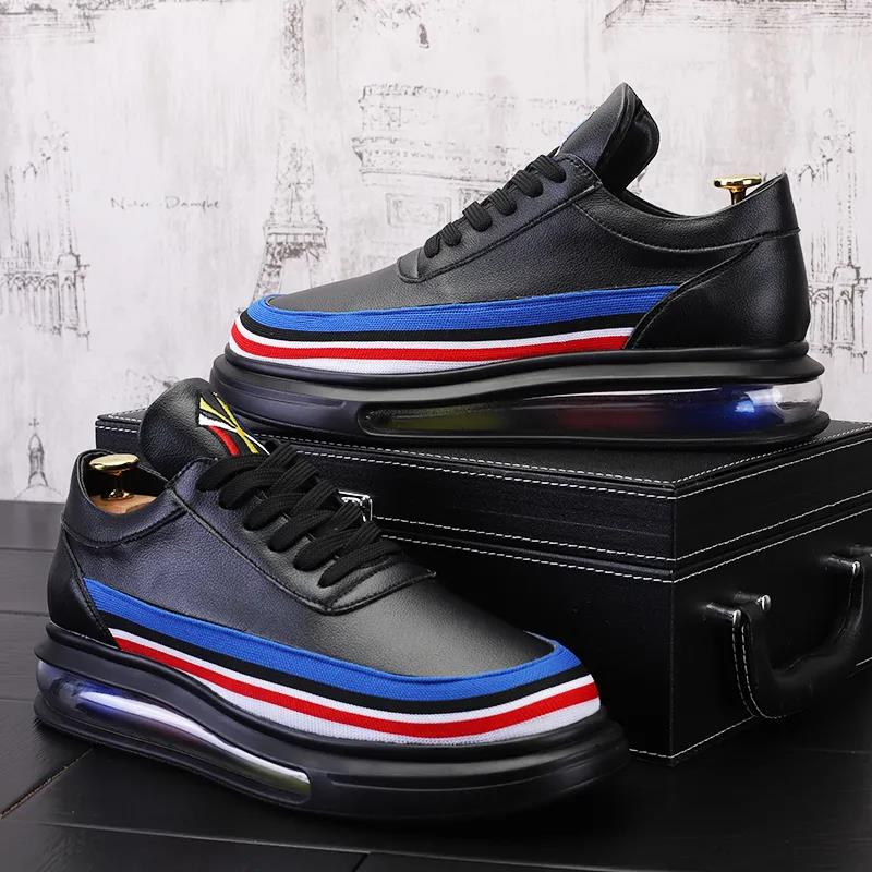 Air Cushion Increased Thick Sole Shoes Korean Style Trendy Brand All-match Fashion Casual Shoes Men's Running Sneakers
